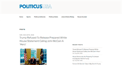 Desktop Screenshot of politicususa.com
