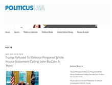Tablet Screenshot of politicususa.com